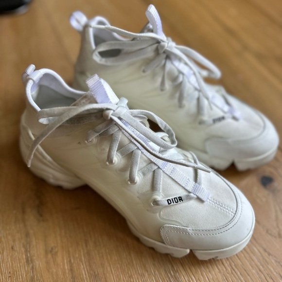 Dior D Connect White Chunky Sneakers - Picture 3 of 13